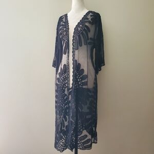 Rebellion Lace Midi Cardigan